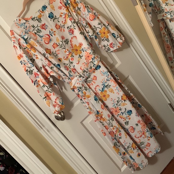NWT Croft & Barrow beautiful floral fit&flare button up dress w/pockets size 3x - Picture 6 of 14